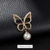 Butterfly Anti-exposure Buckle Sewn Small Brooch Versatile and Elegant Brooch for Women Fixed Clothes Suit Accessories Brooch