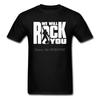 Футболка We Will Rock You для мужчин футболка с надписью хип-хоп рок фанки футболка уличная одежда хлопок женские топы мужская одежда