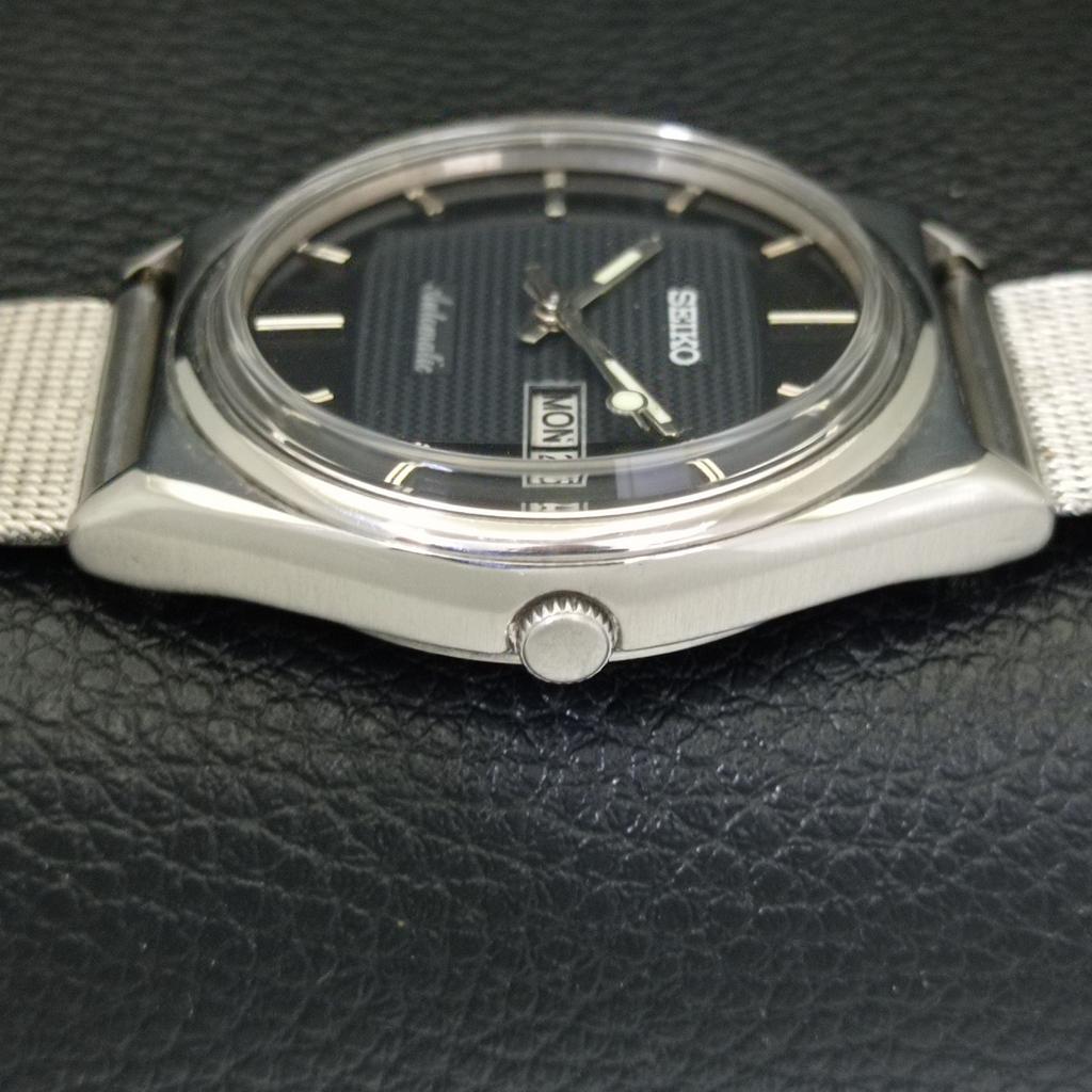 Seiko АВТОМАТИЧЕСКИЕ МУЖСКИЕ ВИНТАЖНЫЕ ЧАСЫ SEIKO 6309A ЯПОНИЯ ЧЕРНЫЙ ЦИФЕРБЛАТ a701620-5