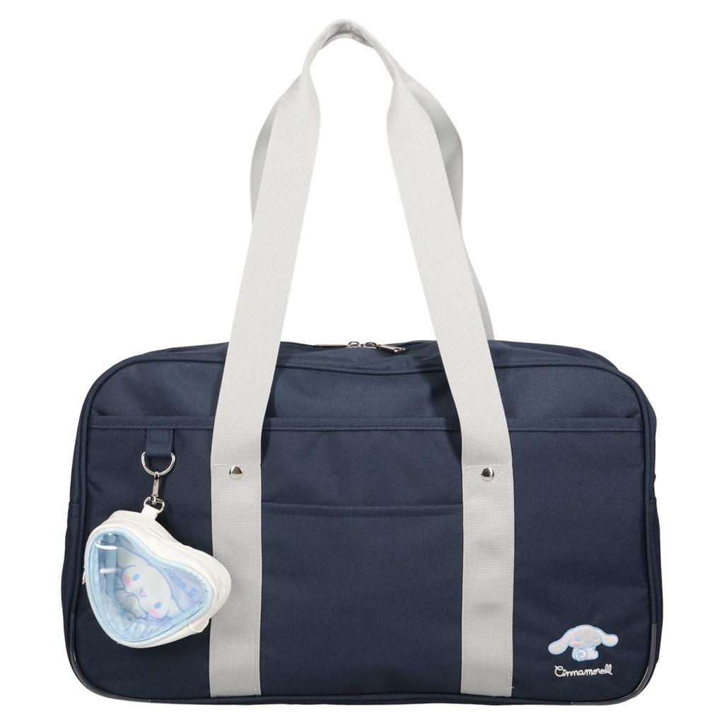 Sanrio Poly Heart Pouch School Boston Bag (Cinnamoroll)