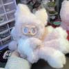 Labubu Nine-Tailed Fox Customized Doll PVC Party Plush Cute Figurine Keychain Backpack Accessory Plush Toy Christmas Gift