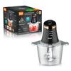 European-Standard Household Electric Meat Grinder with Glass Viewing Window, Garlic Press, and Meat Mincer, 3L