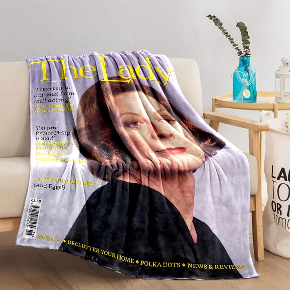 Classic Magazine Cover Design for all seasons blanket lunch break throw gift
