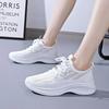 2024 Spring Summer Sneakers Leisure Fashion Running Mesh Breathable Women Soft Sole Zapatillas De Mujer Solid Lace Up Tennis