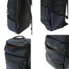 [master-piece] rise ver.2 backpack No.02261-v2 PC compatible 2-layer strap adopted (MASTERTEX-09CORDURA Ballisticsteer leather), navy (navy)