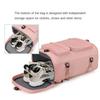Large Capacity Women Shoulder Travel Backpack Dry Wet Separation Zipper Sports Yoga Luggage Bags with Shoe Compartment