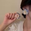 Sweet Trendy Niche Design Korean Style Earrings Ear Studs Women Flowers Earrings Girl Stud Earrings