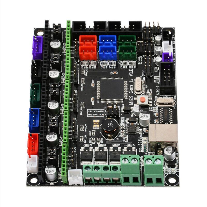 Плата управления 3D-принтером для MKS Gen L V1.0, интегрированная материнская плата Ramps, поддержка входной мощности 12/24 В