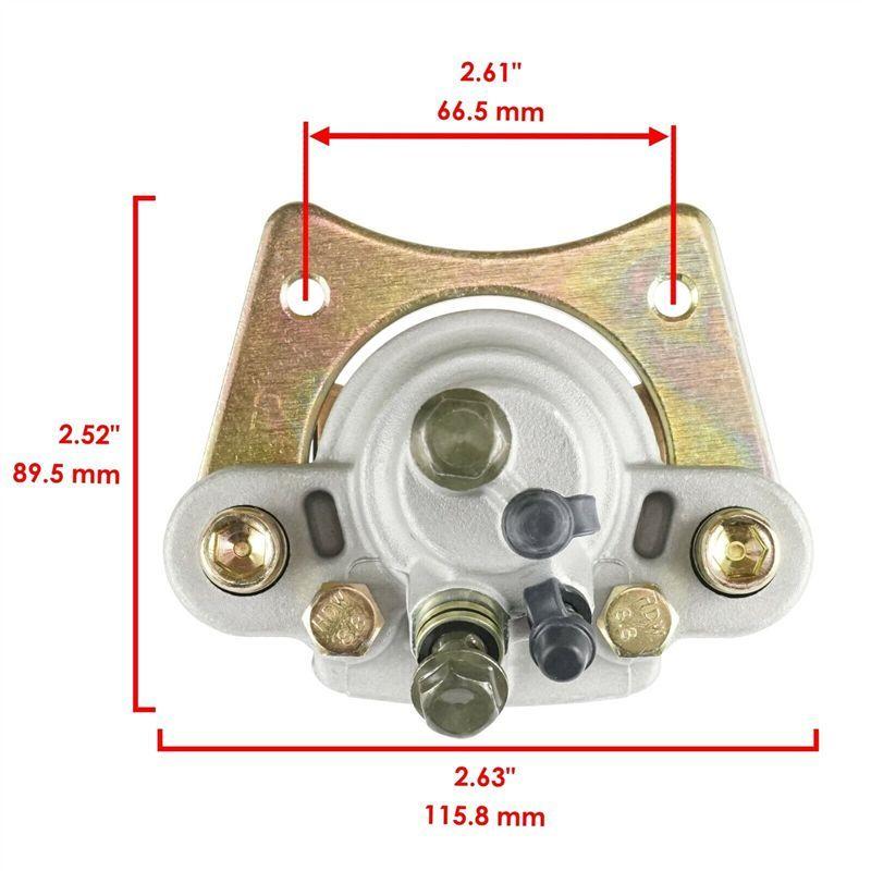 Powerful Metal Brake Caliper With Master Cyl / Reservoir For Polaris Sportsman 400 500 600 700 2003-2004
