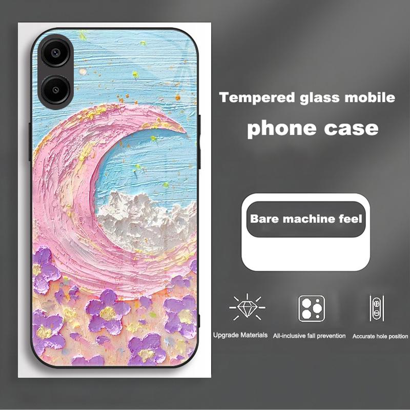 Ударопрочный чехол из закаленного стекла для Samsung Galaxy A56 A36 A26 A16 A06 5G, задняя крышка телефона, роскошный корпус Coque, полный протектор для объектива