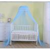 Baby Crib Bed Mosquito Net Without Stand Boys Girls Palace-Style Dome Netting Curtain Infants Nursery Bedroom Decoration Toddler Shower Gifts, Blue