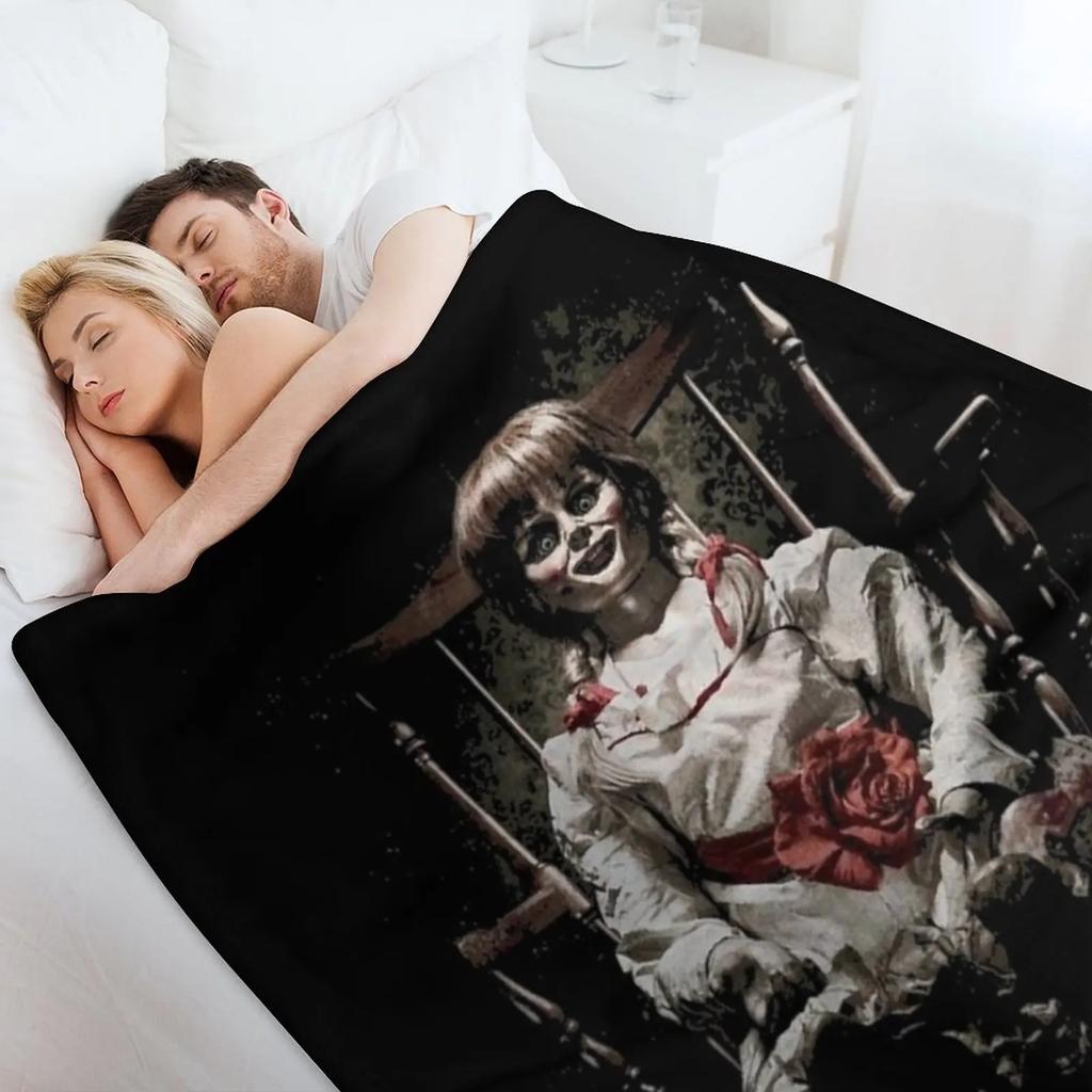 Новая Девочка, Которая Любит Демона Аннабель Создание Призрачная Кукла Крутые Подарки Плед Персонализированный Подарок Детские Пледы