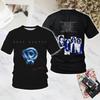 "Deep Purple" Band Style Summer 3D Printed Large-sized Men's T-shirt Is Loose and Comfortable Suitable for Daily Wear