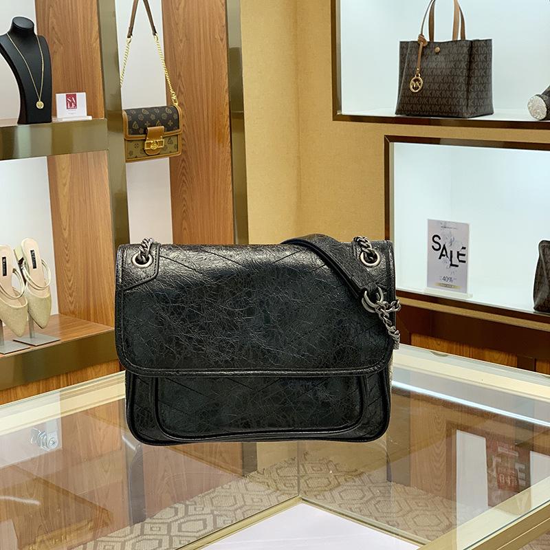 Женская сумка-мессенджер и сумка-цепочка Yangshulin из натуральной кожи большой вместимости – модная и универсальная