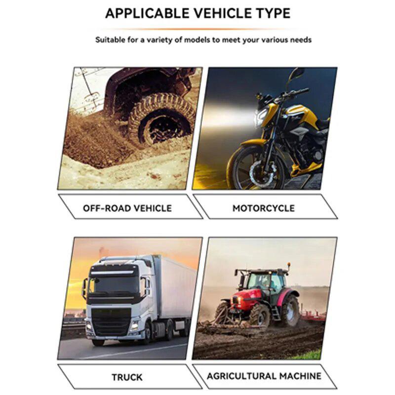 1/2 шт. светодиодный прожектор, вспомогательный свет, линза, фара дальнего света, противотуманная фара, белый DC12-80 В для внедорожника 4x4, внедорожника, квадроцикла, UTV 12 В 24 В