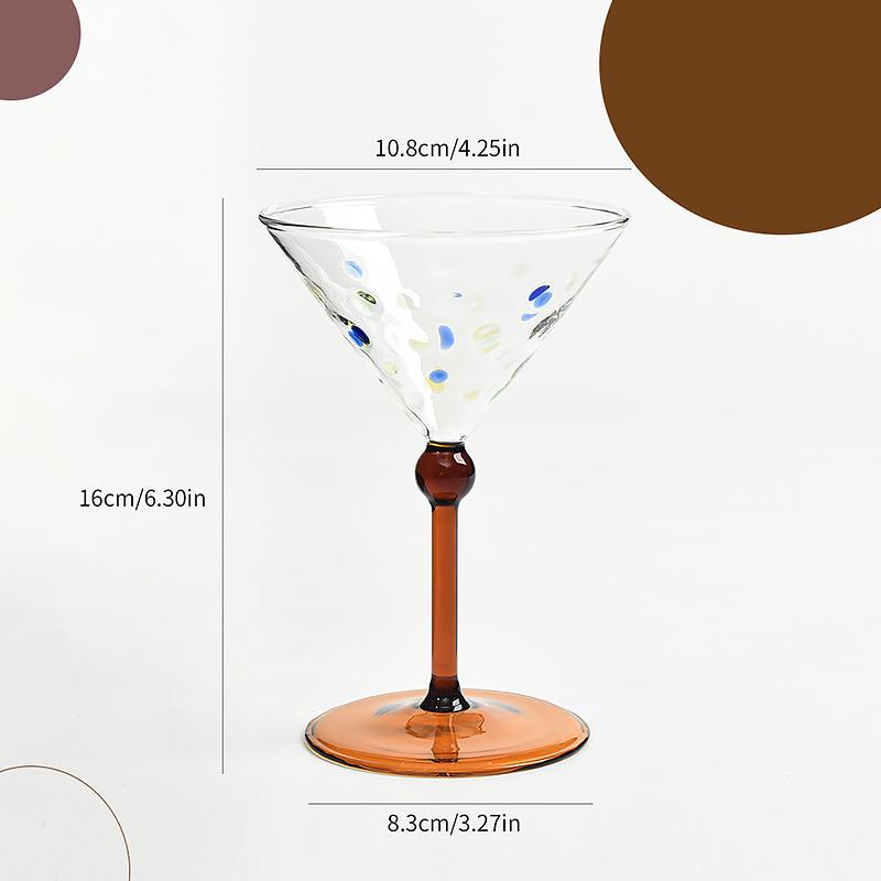 1 шт. Игривая чашка из стекла с цветными блоками, на высоком каблуке, кофейная чашка, столовая посуда, бокал для чаепития, подарок, бокал для вина, элегантный, 150 мл