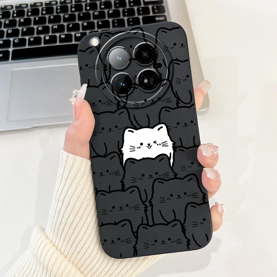 Cartoon Fashion Back Cover For Infinix Zero 40 4G X6860 Phone Case Soft Silicone Dragon Astronaut Black Cat Funda Zero40 Bumper