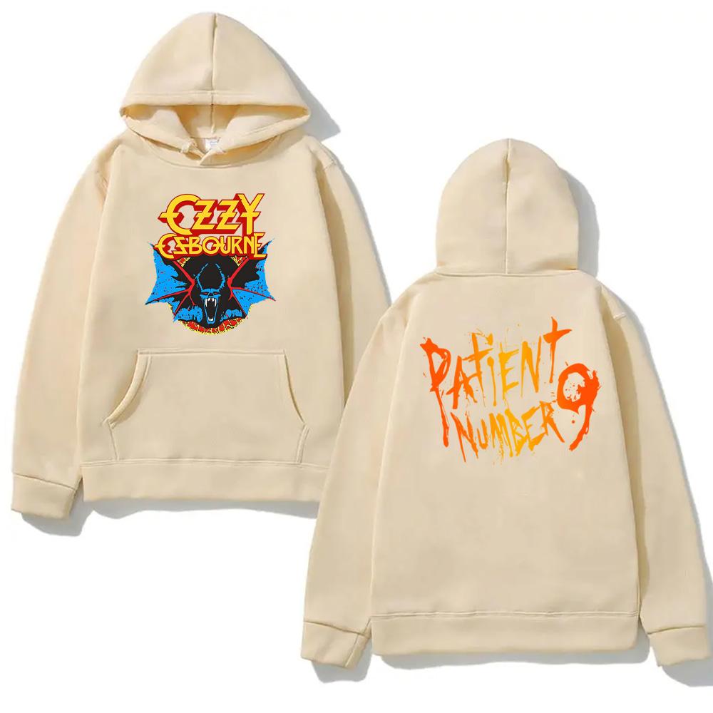 Худи Ozzy Osbourne 2025 Модные толстовки Харадзюку Эстетичное худи Классическая одежда унисекс Винтажные мягкие панк толстовки с капюшоном