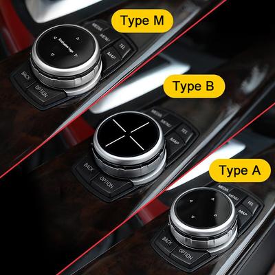 Для BMW 1 2 3 4 5 6 7 Серии X3 X5 X6 F20 F30 F10 F07 E46 E60 E90 E70 Автомобильный Центральный Мультимедийный Поворотный Переключатель Накладка Наклейка Аксессуары