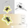Solar Powered Star Shaped Mood Lights Atmosphere Car  Neon Lights  Car Decoration