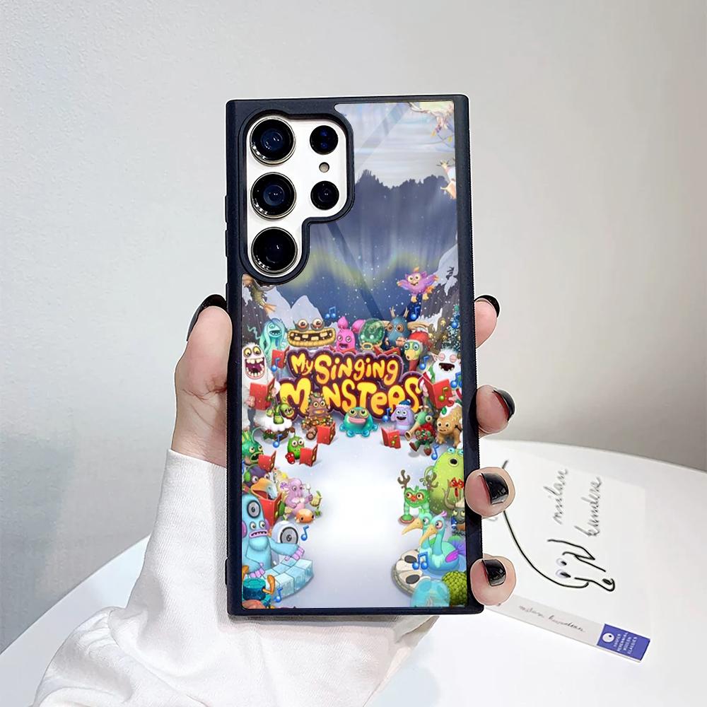 Чехол для телефона My Singing M-Monsters для Samsung Galaxy S26 S25 S24 S23 S22 S21 S20 FE Edge Pro Plus Ultra PC+TPU