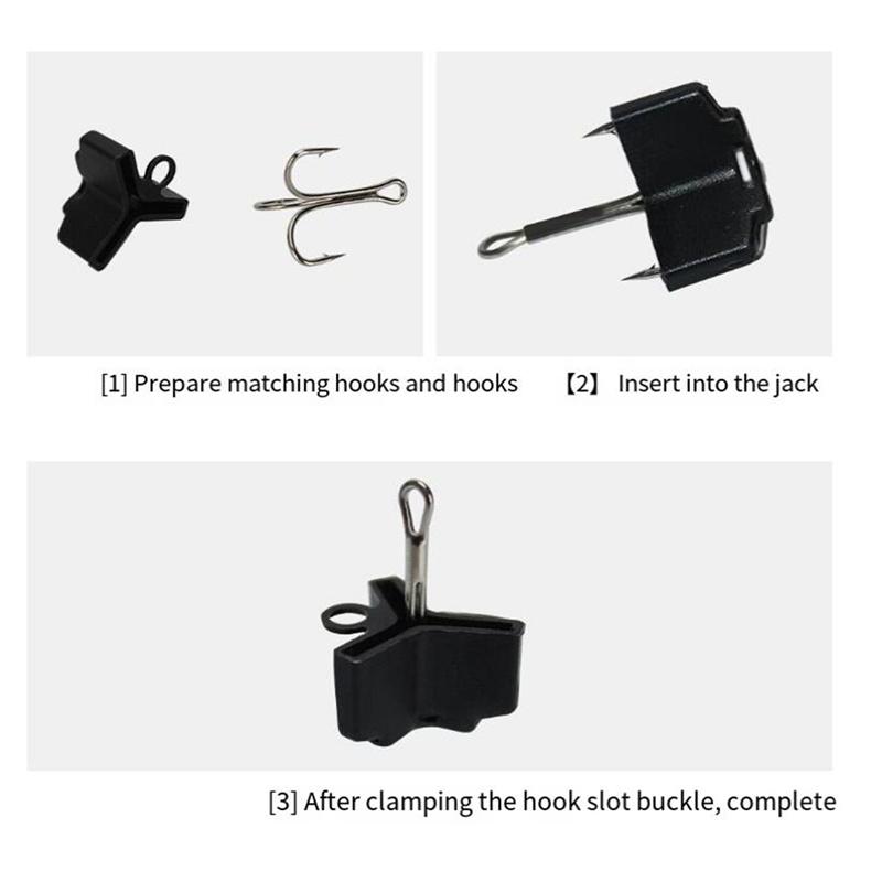 50pcs/set Fishing Hook Protection Guard Case Three Anchor Fishhooks Protective Grip Hook Protective Cover Carp Hooks Accessories
