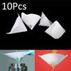 10Pcs/set 100 Mesh Conical  Straining Funnel Cup Paper Paint Strainer Filter Mesh