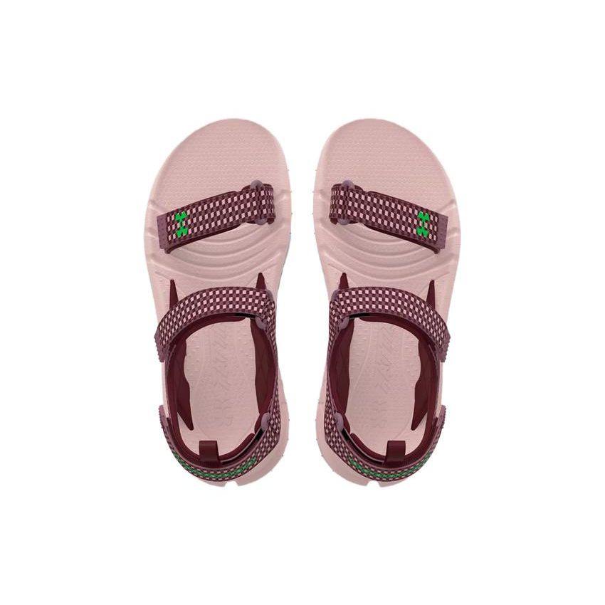 Under Armour Кроссовки унисекс Fat Tire Sandal Deep Red Misty Purple Green-Screen 3026937-600