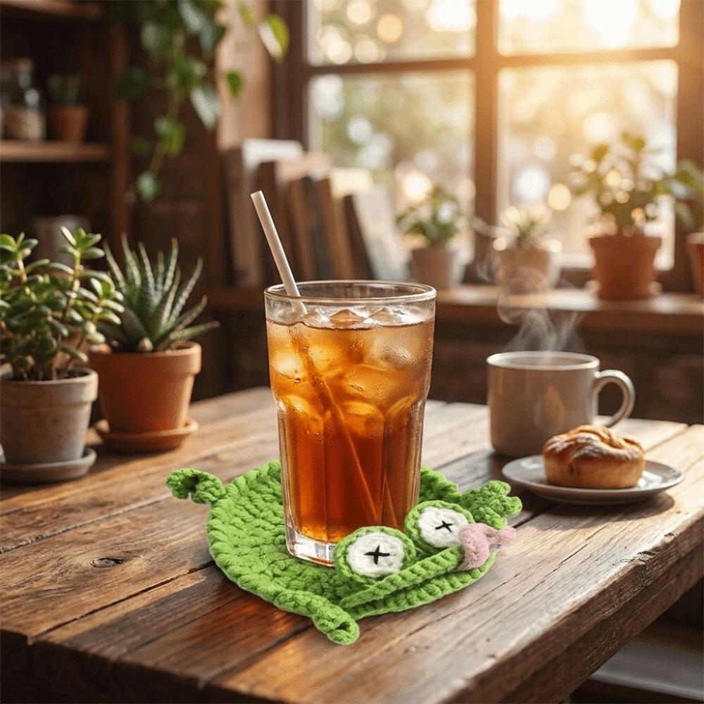 Funny Heat Resistant Pat Non-Slip Animal Drink Coaster Drink Insulation Pad Restaurant Table