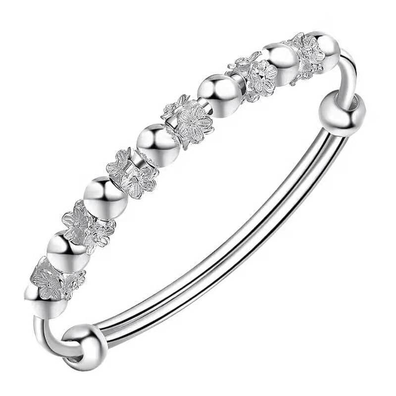 Zuyin 990 Plum Blossom Lucky Bead Модный браслет в стиле пуш-пул Подарки подруге Просто, модно и мило
