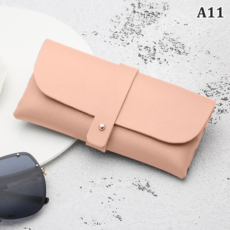 Чехол для очков, женская кожаная мягкая сумка для очков, портативная коробка для хранения очков