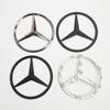Новый 2025 Для Mercedes Benz 9 см АБС Наклейка на заднюю часть автомобиля Эмблема на багажник Наклейка для Mercedes Benz S320 W164 W203 W204 W168 C180 E320 A200