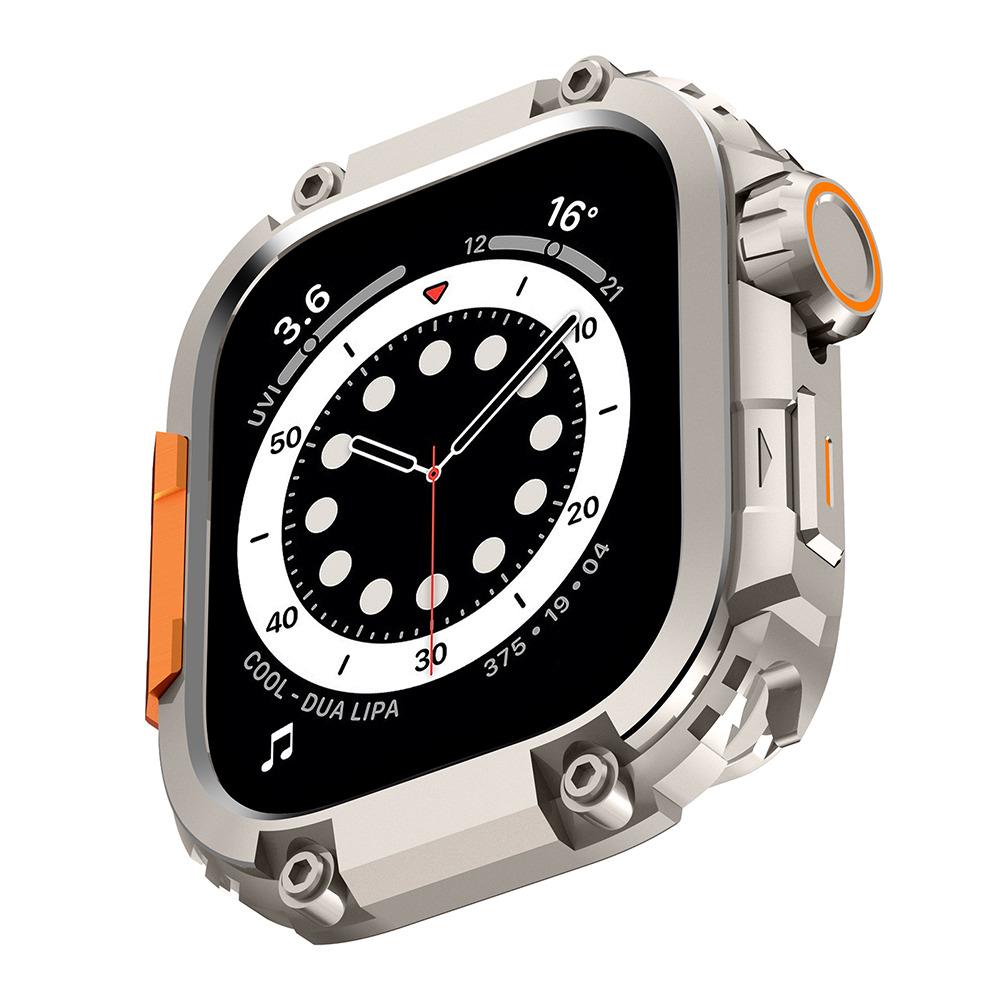 Алюминиевый Сплав Чехол для Apple Watch Серии 11 10 46мм Металлический Полное Покрытие Бампер Чехол для Iwatch 10 46ММ Защитный Корпус Полый