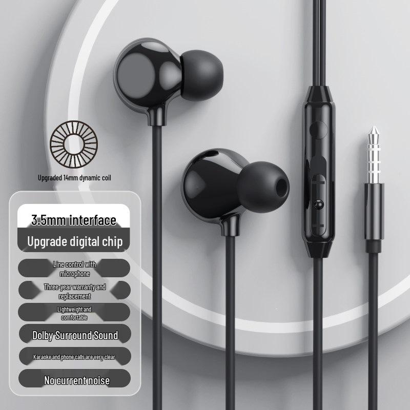 Er Ye Проводные внутриканальные наушники Type-C для сна для Apple, Huawei, Xiaomi, Oppo, Honor