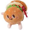 Dadaland Fast Food Doll Keyring, 12cm, Big Burger, Popular Toys for Korean Children