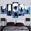 Modern Canvas Painting HD Printed Wall Art Modular Pictures 5 Pieces Anime Group Of Ninjas Poster Living Room Decorstion No Frame