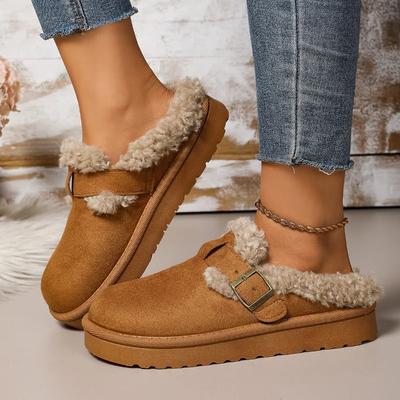 Модные зимние сапоги, зимняя обувь для улицы, толстая подошва, хлопковая обувь, плюшевые утепленные, сохраняющие тепло тапочки, платформа, повседневная обувь, уличные тапочки