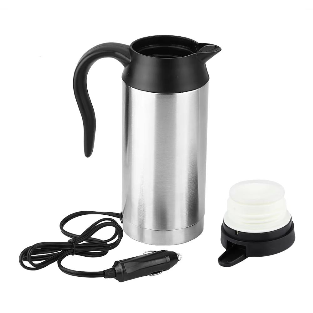 Portable Car Electric Kettle 12V24V Car Heated Water Bottle Coffee Tea Heating