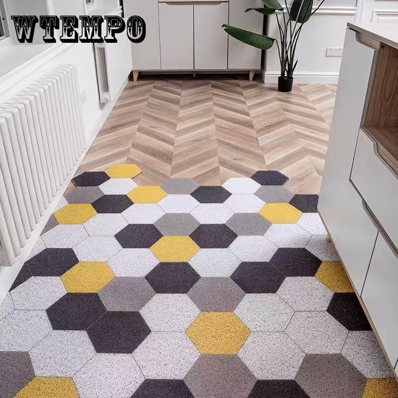 Скандинавские коврики для входной двери, шелковое кольцо, входные коврики, домашние входные коврики, износостойкий режущий ковер для прихожей, входной ковер