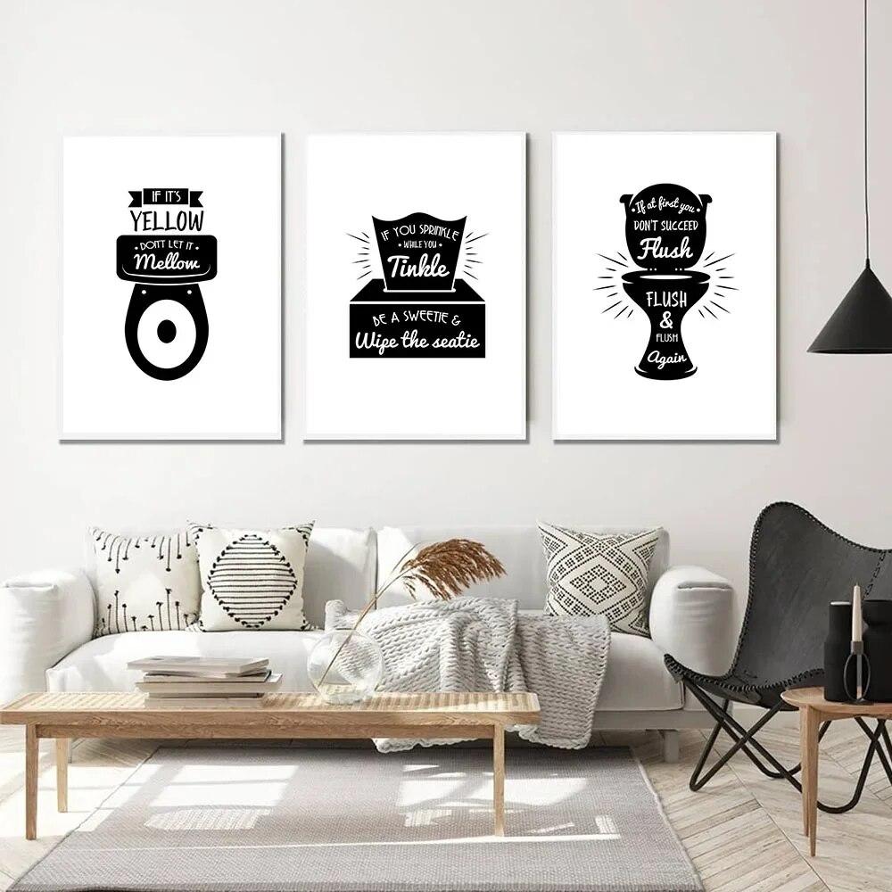 Французский бульдог в туалете, холст, картина, плакат, забавный знак правил ванной комнаты, скандинавская диаграмма, юмор, настенное искусство, домашний декор