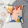 FFree Swimming Anime Doublesided Printed Square Decorative Cushion Cover for Sofa Living Room Home Decor