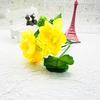 Elegant Flowers Three Lotus Artificial Bouquet For Wedding Photoshoot And