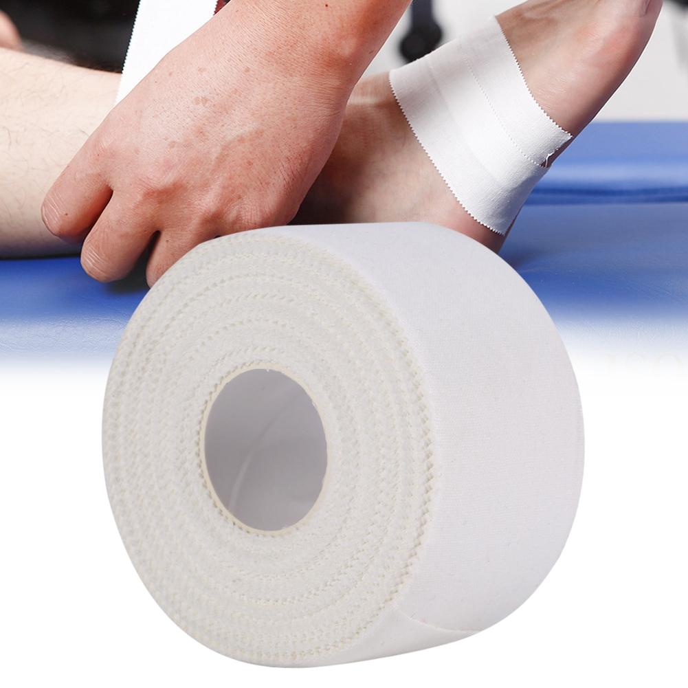1 Roll Professional White Athletic Trainer Care Tape Sport Binding Strapping Joints Support