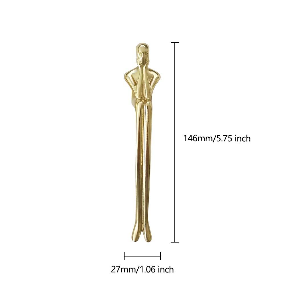 Сплошные латунные дверные ручки Европейский стиль Ручки для шкафов Французская скандинавская дверная ручка Американский стиль