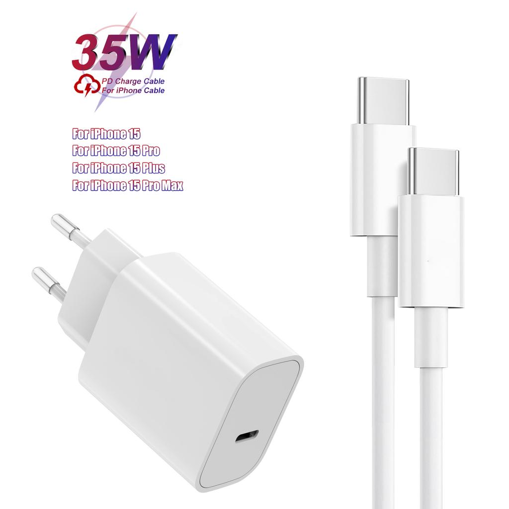 Кабель для быстрого зарядного устройства PD USB C, 35 Вт, тип C для iPhone 15 Pro Max, iPad 10, iPhone 15 Plus, кабель для зарядки и передачи данных с USB-C на USB-C