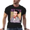 Футболка PEE WEE HERMAN Повседневная Повседневная Носка Топ с Коротким Рукавом