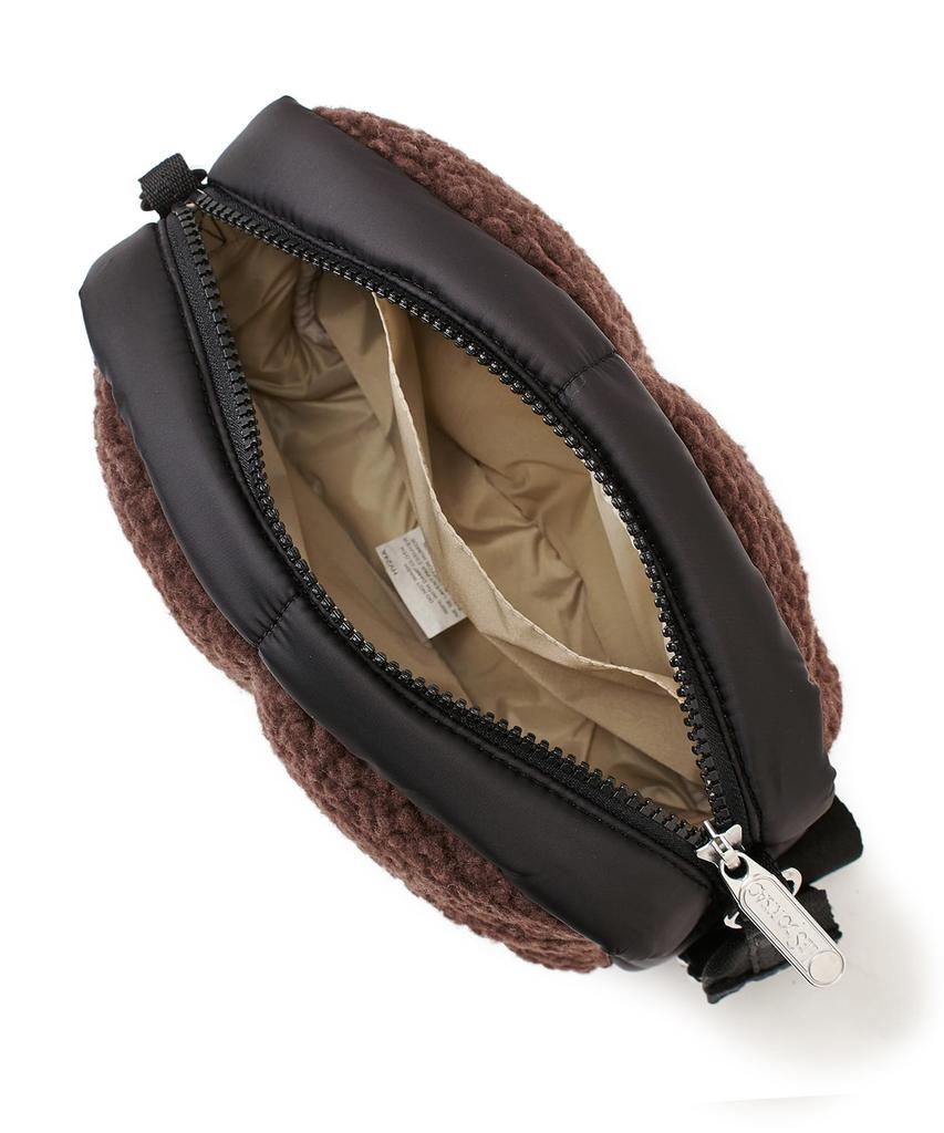 LeSportsac Официальная сумка PUFFY CUBE CROSSBODY на плечо, цвет Темный Шоколад, материал Шерпа / 3976 Женская