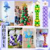AUGSHYO Balloon Set of Balloon Adjustable Balloon No Helium Gas Store Events Stand, 2, Stand, Telescopic, Approx. 180cm, Height, Holder, Required,