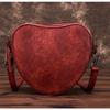 Сумочка Креативная сумка через плечо в форме сердца Ретро М слово круглая сумка ручной работы