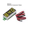 Тестер напряжения Регулируемый высокоточный мини-0,28-дюймовый двухпроводной цифровой вольтметр для автомобиля